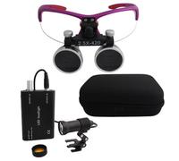 Loupe binoculaire réglable pour usage dentaire et laboratoire avec phares LED compatibles