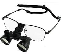 Loupe chirurgicale binoculaire avec phare LED, grossissement 3,5x, style galiléen, cadre en titane pour usage dentaire