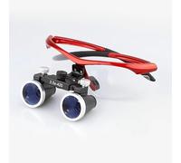 Loupe chirurgicale Dentaire 3,5X Distance de Travail 360-460 mm Cadre Sport Bordeaux