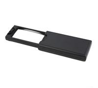 Loupe compacte style tiroir avec lentilles 2,5x et 45x et double LED blanche plus lumière UV pour les tâches visuelles n'importe où