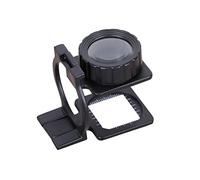 Loupe compte-fils pliant pliable avec monture en métal 20X 28mm Loupe Double peint en noir