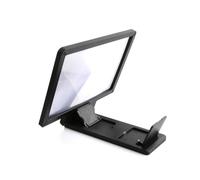 Loupe D’écran pour Téléphone Portable, Support Noir en Plastique | Agrandit L’image 2 à 3 Fois, Réduit la Fatigue Visuelle, Support Inclus, Vision Confortable au Bureau