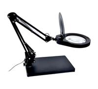 Loupe d'agrandissement avec léger et Support, Lampe d'agrandissement 10x, 5 "Grand Objectif en Verre Optique, Longer de Bureau pivotant réglable pour la Lecture de Passe-Temps
