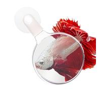 Loupe d'aquarium en acrylique avec support à ventouse, installation portable ou fixe, pour visualiser le corail, les cellules végétales, les petites créatures aquatiques - Cadeau amateur