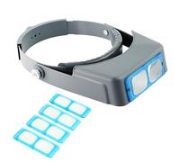 Loupe De Bandeau,Loupes pour Travaux | Loupe Binoculaire pour Verre Optique De Travail Rapproché, Lunettes De Bijoutier Design avec 4 Lentilles,