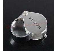 Loupe de bijouterie en verre triplet pour bijoutiers 30 x 21 mm