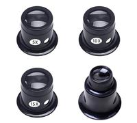 Loupe de bijoutier, lentille de bijouterie, loupe oculaire d'horloger pour bijoux, pièces de monnaie, tampon, textile, réparation de diamant