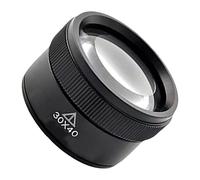 Loupe de bijoutier, loupe de bijoutier, loupe 30 x 40 mm, petite lentille de grossissement de microscope pour bijoutiers, timbres, cartes, antiquités