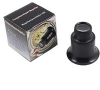 Loupe de bijoutier noire 20x pour réparation d'horlogers, outils de fabrication de bijoux, outils et accessoires de réparation