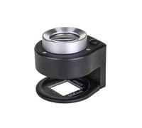 Loupe de bureau 30X avec lumière LED et UV et échelle, outil d'inspection pour bijoux, bijoux, pièces de monnaie, timbres (noir)
