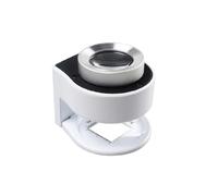 Loupe de bureau 30X avec lumière LED et UV et échelle, outil d'inspection pour bijoux, bijoux, pièces de monnaie, timbres (blanc)