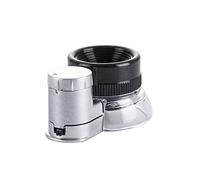 Loupe de Bureau éclairante 20X, avec 6 lumières LED, Lampe de Lecture Portable Mains Libres - pour Bijoux, Cartes, Documents, Lecture, Inspection, journaux Interesting