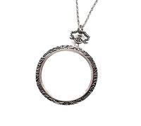Loupe de Collier Portable, loupe Vintage 10x, Pendentif décoratif pour Collier, pour la Lecture en bibliothèque