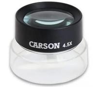 Loupe De Fixation Carson Ll-55 4,5x - 75mm Verre/Acrylique Noir/Transparent