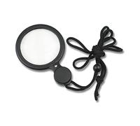 Loupe de lecture 4X et 8X Loupe portative pour le cou avec lumière LED pour la lecture, loisirs de couture, pour parents, loupe pour livres