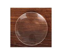 Loupe de lecture à lentille convexe double face 4-50x en verre transparent, matériel d'expérimentation du feu circulaire, 1 pièce(50 * 10mm)