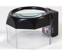Loupe de lecture avec lumière LED Aide de lecture grossissement 2x Loupe lumineuse Loupe manuelle
