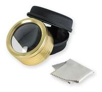 Loupe de Lecture FISHTEC à Poser Lumière 5 LEDs Grossissement 5X Or G