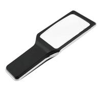 Loupe de Lecture Lumineuse avec 10 LED Grossissement d'Objets à 300% (3x) Sans Distorsion Lentille Rectangulaire 105 x 62