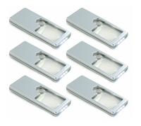Loupe de lecture - PEARL - Modèle compact - Grossissement 3x et 7x - Éclairage LED - Étui inclus