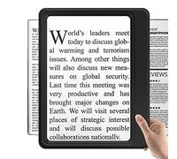 Loupe de Lecture Pleine Page, Grande loupe 5X offrant Une Zone de visualisation éclairée de façon homogène Lunettes loupe pour Les Loisirs, parfaites pour Les Personnes malvoyantes et Les âgées