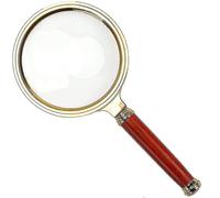 Loupe De Lecture Portative 10x Avec Lentille De 80 Mm Pour Malvoyants, Idéale Pour La Lecture Et L'observation Rapprochée