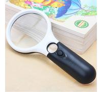 Loupe De Lecture Portative À 3 Led 45x, Lentille De Montre De Bijoux