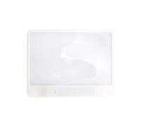 Loupe de Livre Pleine Page Candy AS-SEEN--TV et LumièRe pour Voir les Pages 3 Fois Grandes, Qualité Optique, Blanc Antireflet