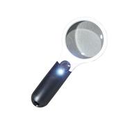 Loupe de Poche Eagle avec Lumière LED - Marque Eagle Y006Y-MATCH noir/blanc