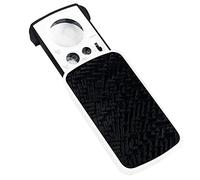 Loupe de Poche Coulissant Éclairantes à LED par Kurtzy - 30X 60X 90X Petite Loupe Portable Multi-Puissante avec Lumière Noire Idéal pour les Bijoux, Diamants, Bièces de Monnaie, Timbres