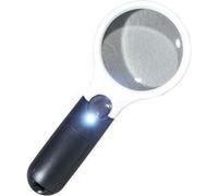 Loupe de Poche Eagle avec Lumière LED - Marque Eagle Y006Y-MATCH noir/blanc