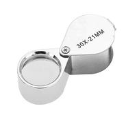 Loupe De Poche Pliante, Loupe De Poche Pliante Portable 30X / 20X pour La Lecture De Bijoux (30X)