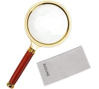 Loupe de précision pour l'enseignement des sciences en rossissement 10x, cadre en alliage d'aluminium, loupe portative pour le traitement