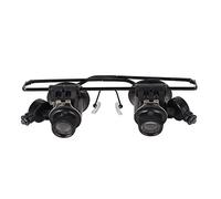 Loupe de réparation de Montres à lumière LED, loupe à Double œil pour Outil d'évaluation de bijoutier