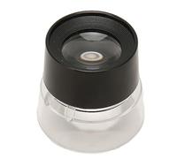 Loupe de table 10X, petite et compacte, sûre et durable, pour les bijoutiers, les horlogers, les photographes, les imprimeurs, les géologues, les biologistes et l'électronique