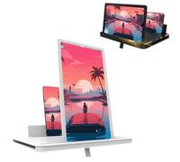 Loupe d'écran 2 en 1 universelle 3D HD grand écran pour téléphone portable, projecteur S-creen, grossissement pliable pour vidéos, jeux pour tous les téléphones