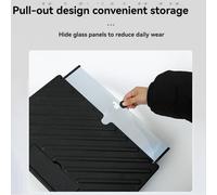 Loupe d'écran 20 pouces, projecteur 3D HD pour téléphone, noir