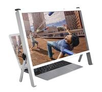 Loupe d'écran de 21 pouces, agrandisseur d'écran pour ordinateur portable, loupe Blu-ray ultra-claire, amplificateur d'écran 3D HD pour téléphone portable, TV, films, vidéos, lecture, jeux