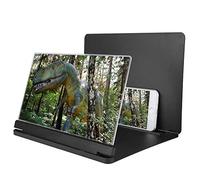 Loupe d'écran de téléphone Portable, écran HD de 12 Pouces agrandir 4-6X Support de Support d'amplificateur d'écran pour Smartphone pour Tous Les Types de téléphones Portables