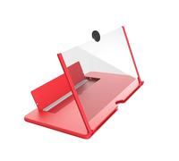 Loupe d'écran pour téléphone, amplificateur d'écran HD 3D pour téléphone portable - Support pliable - Design à tirer - Pour homme ou papa - Anniversaire - Rouge - 30,5 cm