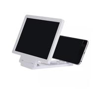 Loupe D'écran pour Téléphone Portable Blanc Abs Pvc | Usage Intérieur et Tourisme, Design Simple et Créatif, Compatible Smartphone et Mobile