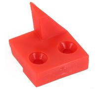 Loupe déflecteur pour scie de table coulissante, pour machine de travail du bois avec 6 options de taille (25 mm/32 mm/25,5 mm/rouge), lentille en plastique transparente ou rouge (2 trous)