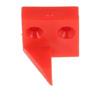Loupe déflecteur pratique pour scie à table coulissante, règle de lecture et utilisation de machine à cercler les bords dans les ateliers de menuiserie et de menuiserie (rouge, 2 trous)