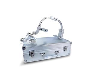 Loupe Dentaire, éclairage Chirurgical Grossissant pour Tête, Lampe Frontale sans Fil pour Chirurgie Orl, Loupes Chirurgicales Binoculaires avec Filtre, Boîtier en Aluminium., 2.5X
