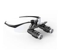 Loupe dentaire médicale, binoculaire chirurgicale portable, verre optique, distance de travail 340-500 mm, serre-tête, loupe pour bijoux, artisanat, montre, loisirs créatifs, distance : 420 mm, 4,0 x