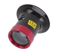 Loupe D'horloger 15X Loupe de Bijoutier, Loupe de Bijoutier Professionnel en Alliage D'aluminium, Loupe de Poche Portable pour Bijoux Loupe de Lecture de Bureau pour Réparation de Montre