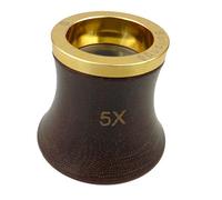 Loupe d'horloger classique avec bague vissée en métal BULLONGÈ MaXXclear 5x