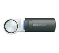 Eschenbach 151112 Loupe à main avec éclairage LED Grossissement: 12.5 x Lentille: (Ø) 35 mm