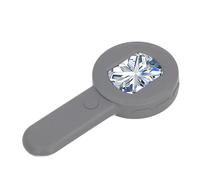 Loupe éclairée, Loupe à Main avec Lumière avec 8 Lumières LED, écran IPS de 2 Pouces, Loupe électronique Numérique USB, Microscope Portatif pour l'inspection des Pièces de Bijoux