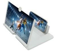 Loupe écran grossissant pour smartphone 12" - coloris blanc [Pearl]